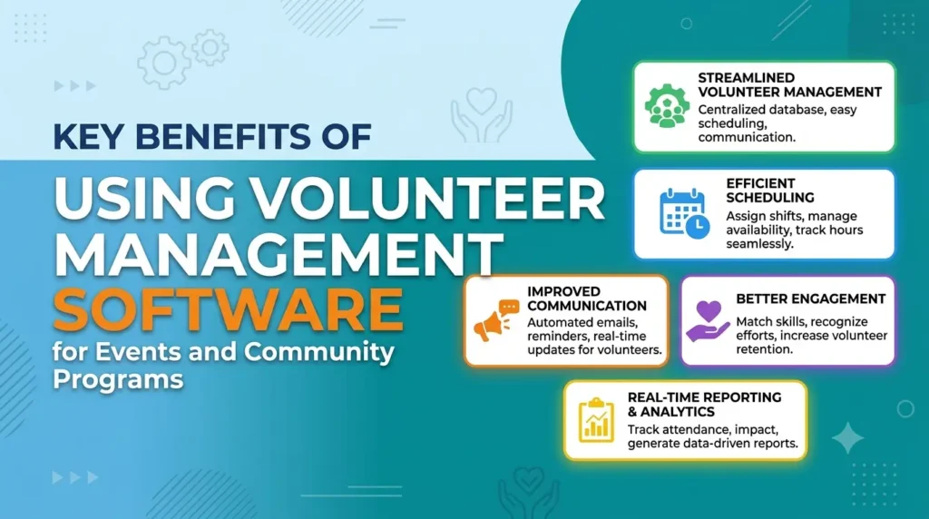 Benefits of Using Volunteer Management Software