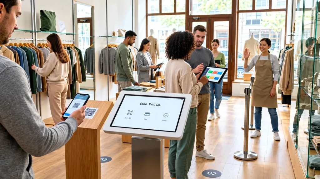 Retail queue management system