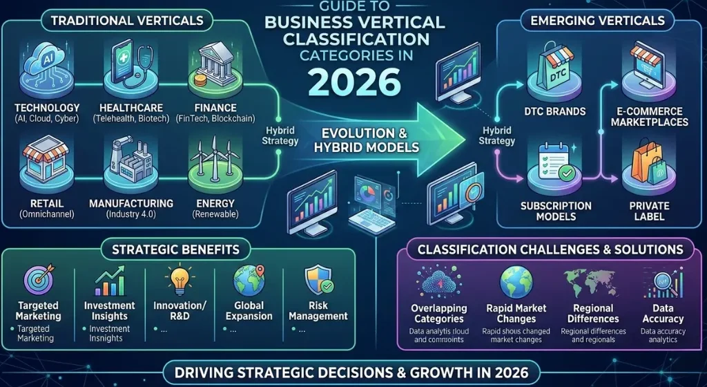 Business Vertical Classification Categories