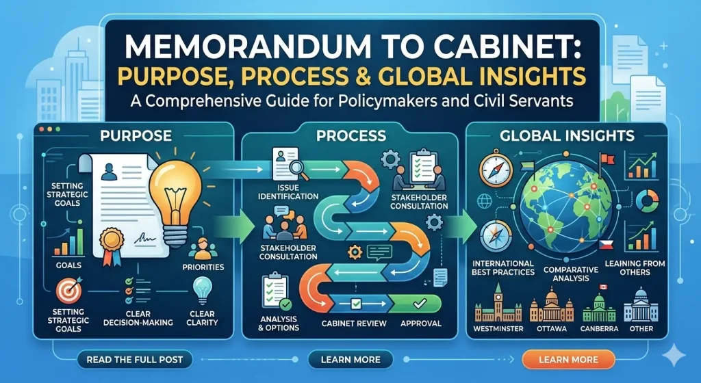 Memorandum to Cabinet