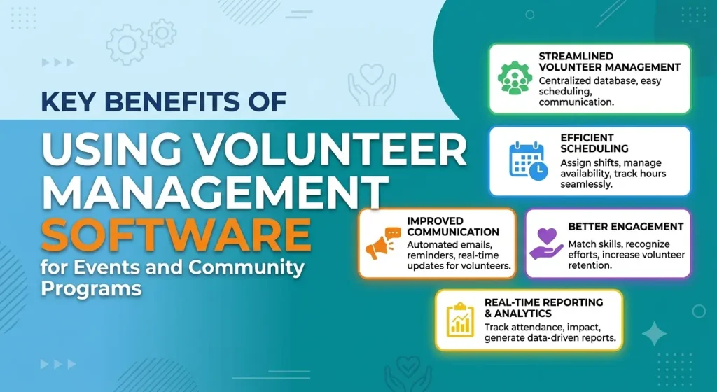 Benefits of Using Volunteer Management Software